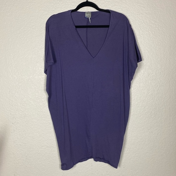 Bobi purple tshirt dress - Picture 2 of 7